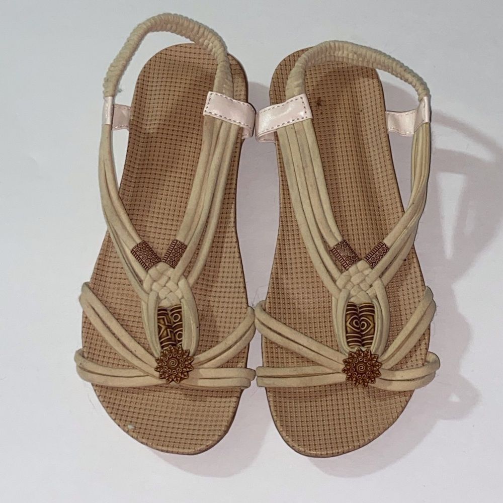 Women's Beige Sandals Size 41